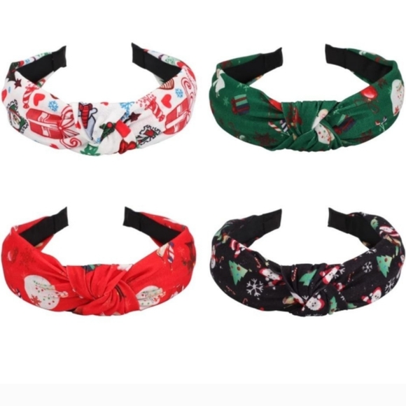 Christmas Headbands - Snowflake Santa Claus Snowman Tree You - Choose One NWOT - Picture 2 of 6